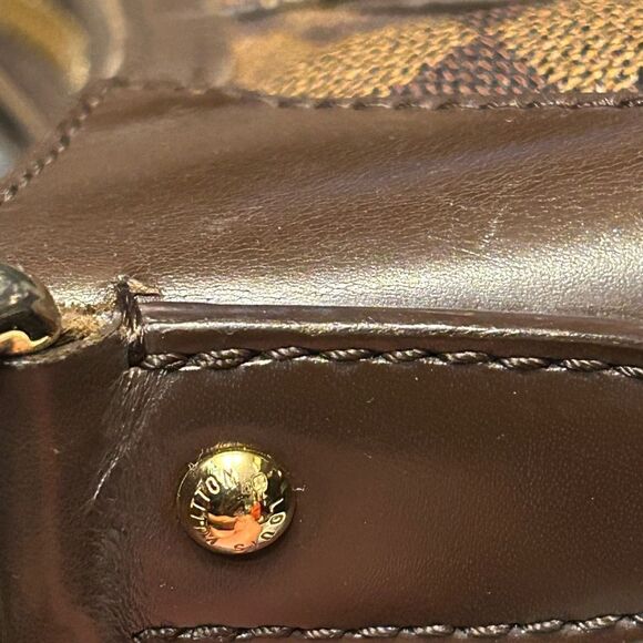 100% Authentic Louis Vuitton Thames PM - Damier Ebene - Picture 13 of 16